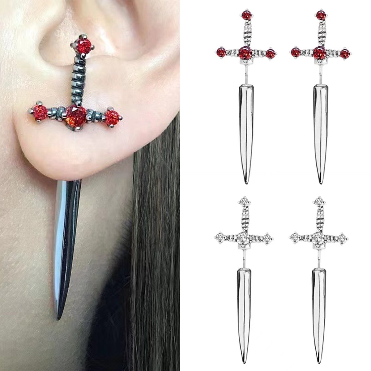 36PCS Surprise Gothic Jewelry Box for Women, - Image 2