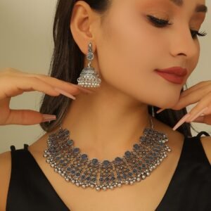 Oxidized Indian Jewelry Sets For Women Bridal